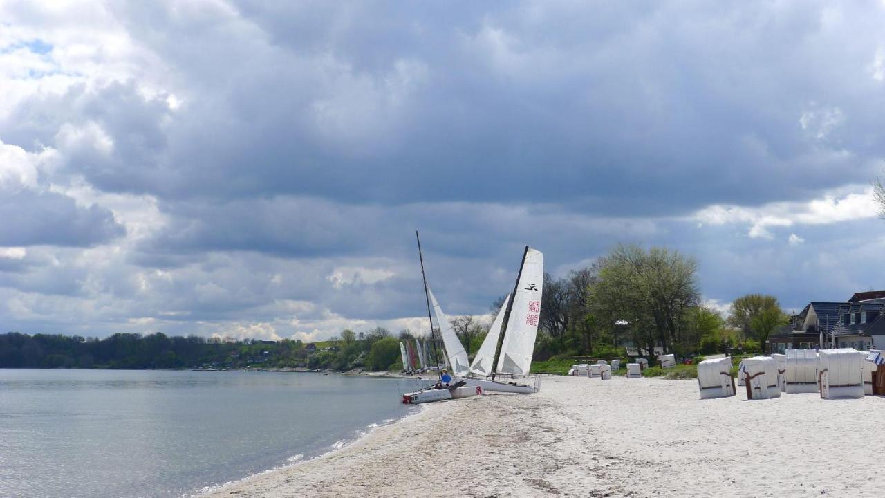 Seeblick I - Geraeumige 90Qm - Ganzes Haus - 50M Zum Naturstrand - Mit Terrasse Und Grossem Garten - Kueche Neu Glücksburg Eksteriør bilde